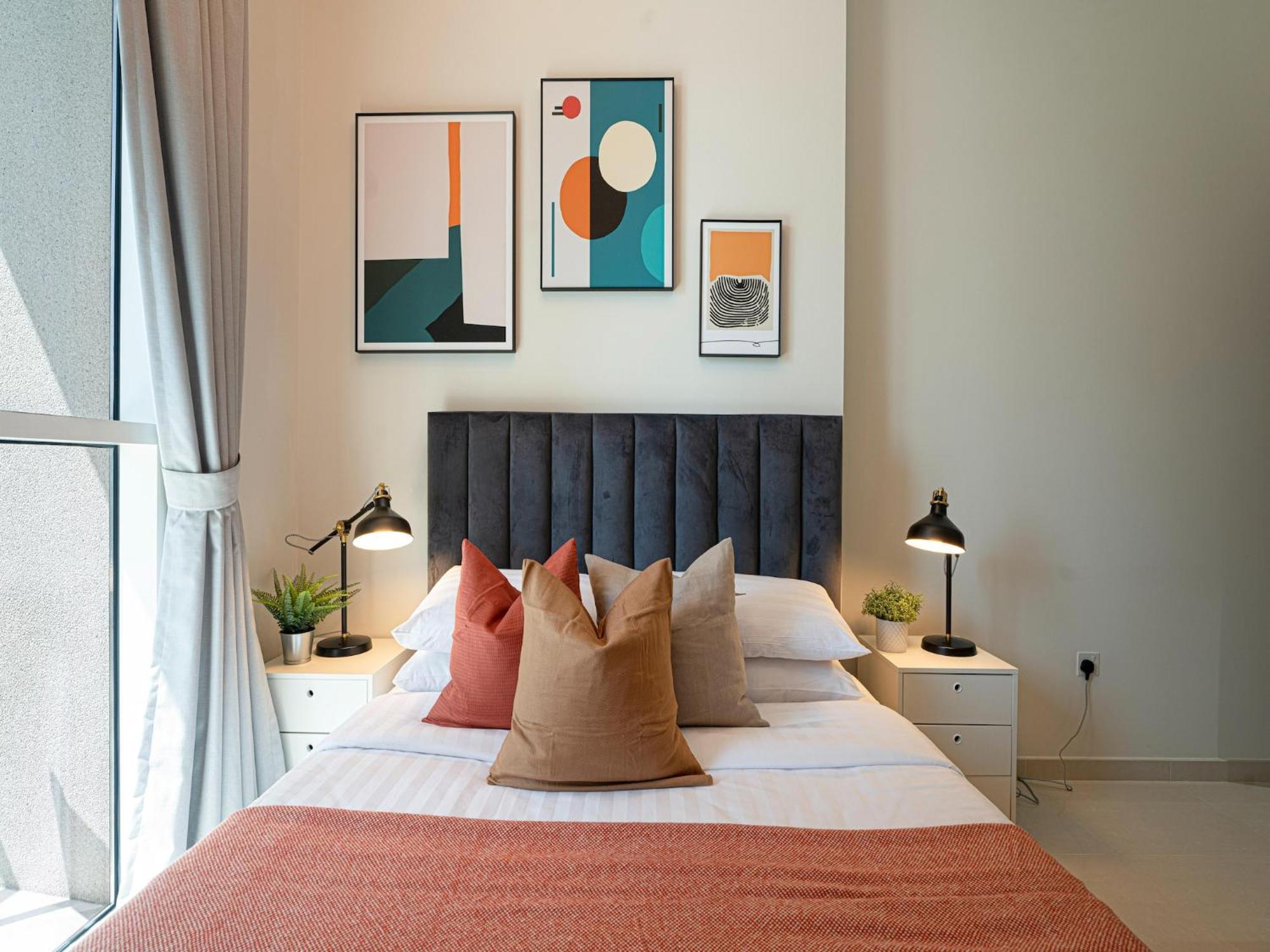 Luxe Apartments Near Dubai Mall Burj Khalifa Pool Gym Parking Eksteriør billede
