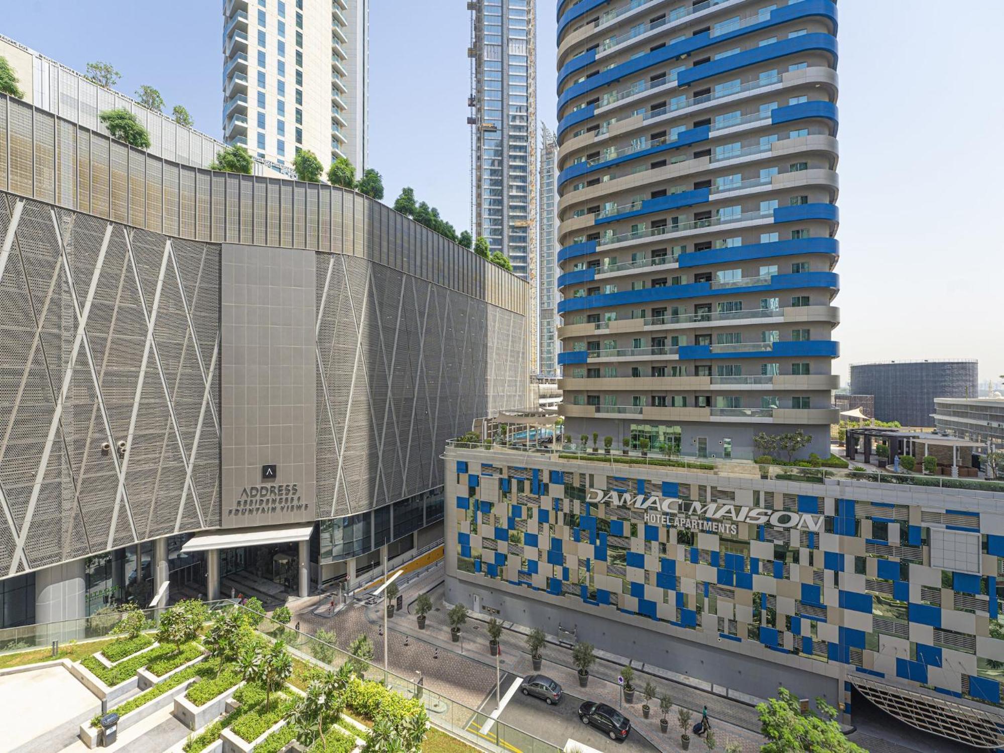 Luxe Apartments Near Dubai Mall Burj Khalifa Pool Gym Parking Eksteriør billede